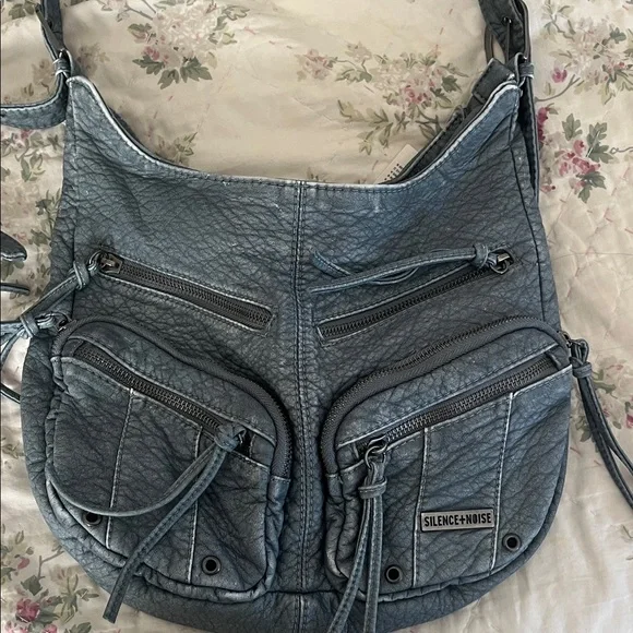 Urban Outfitters Blue Leather Slouch Shoulder Bag - Picture 7 of 11